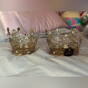 Bath and body Works Bridgeton Crown three wick and one wick holder. Set